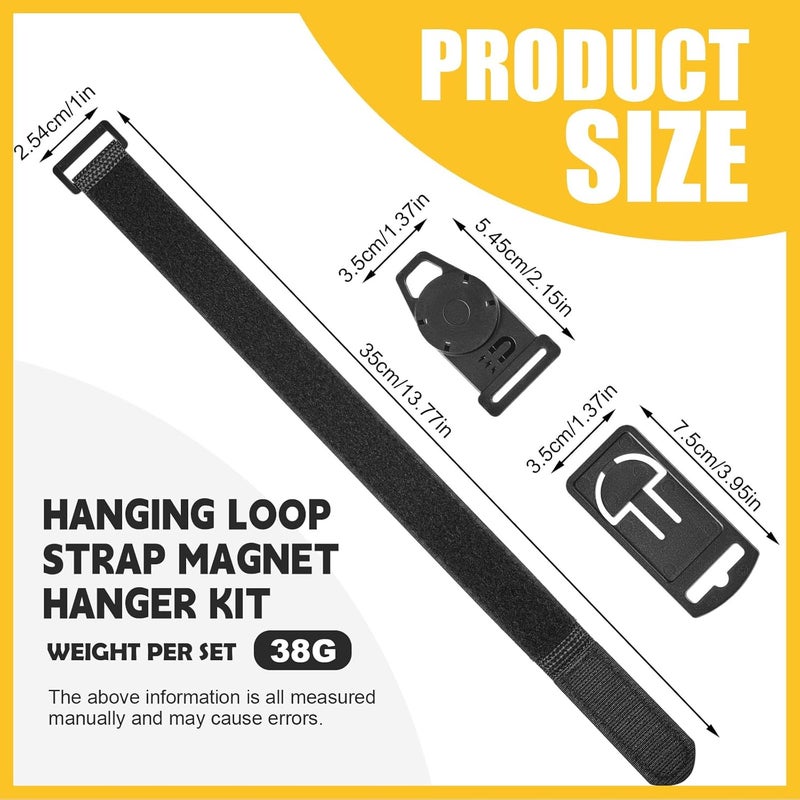 Vincreem 4 Sets Magnetic Hanging Strap Compatible with Fluke Hanging Loop Strap Magnet Kit Instruments Multimeter Accessories - Image 2